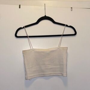 Zara ribbed crop top, size Large